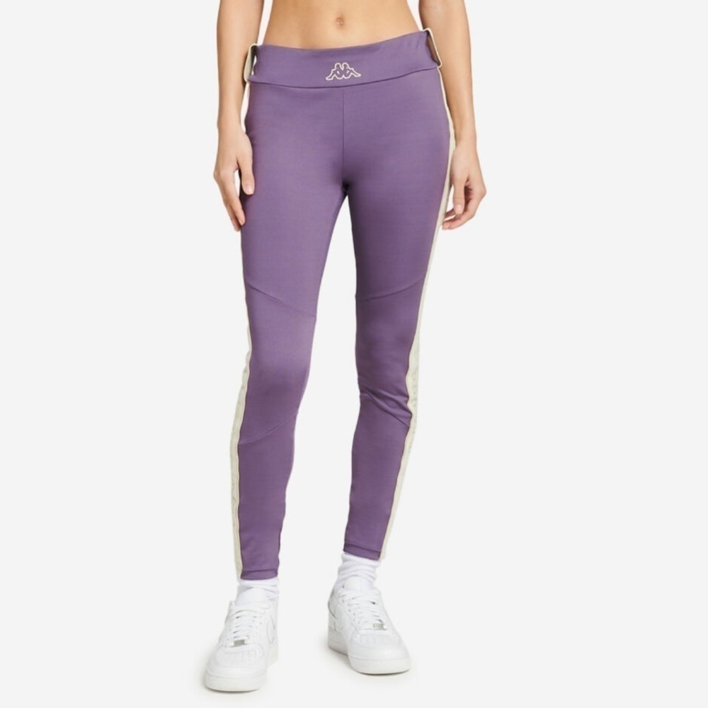 NWT Kappa Logo Tape Eva Pull On Legging Purple - Picture 2 of 8